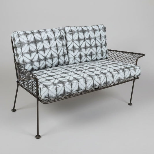 The Keppel Indoor–Outdoor Steel Loveseat