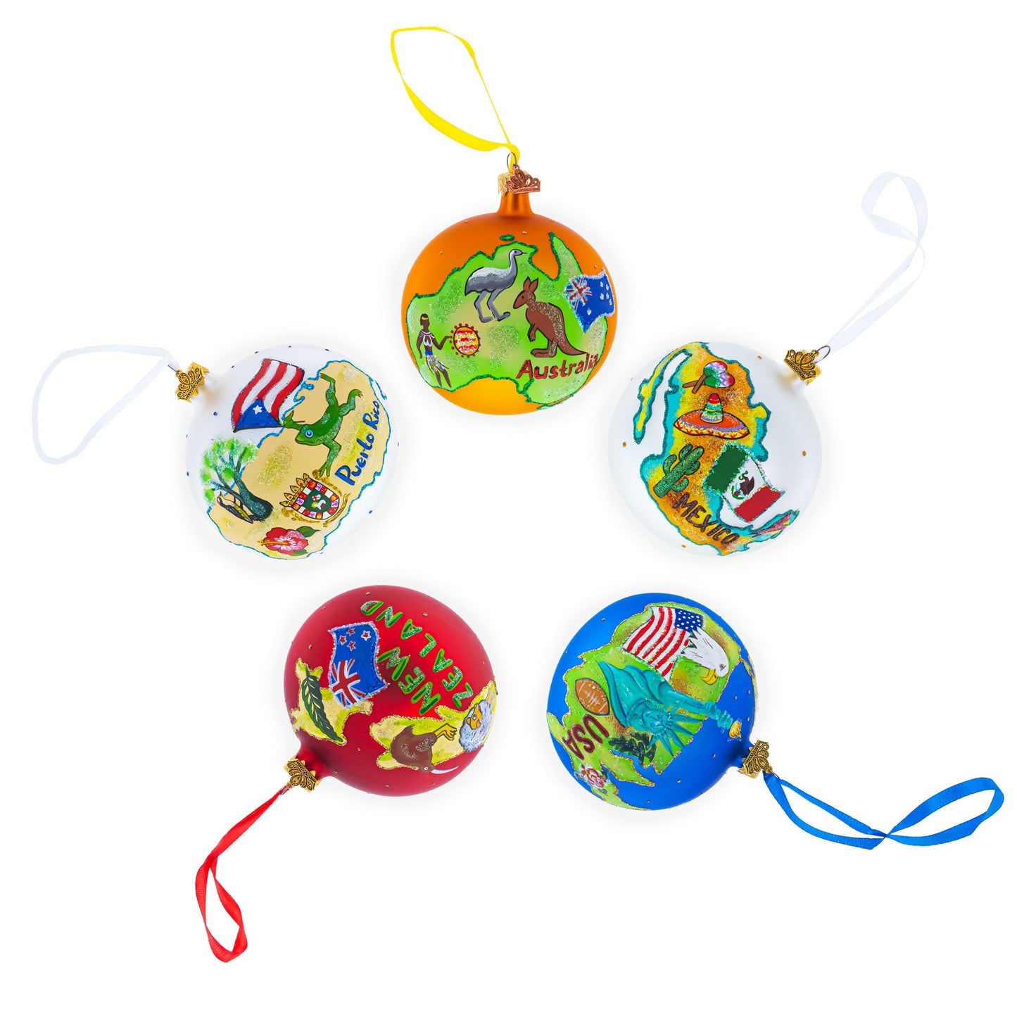 Jackson Hole Ski Resort, Wyoming, USA Glass Ball Christmas Ornament 4 Inches