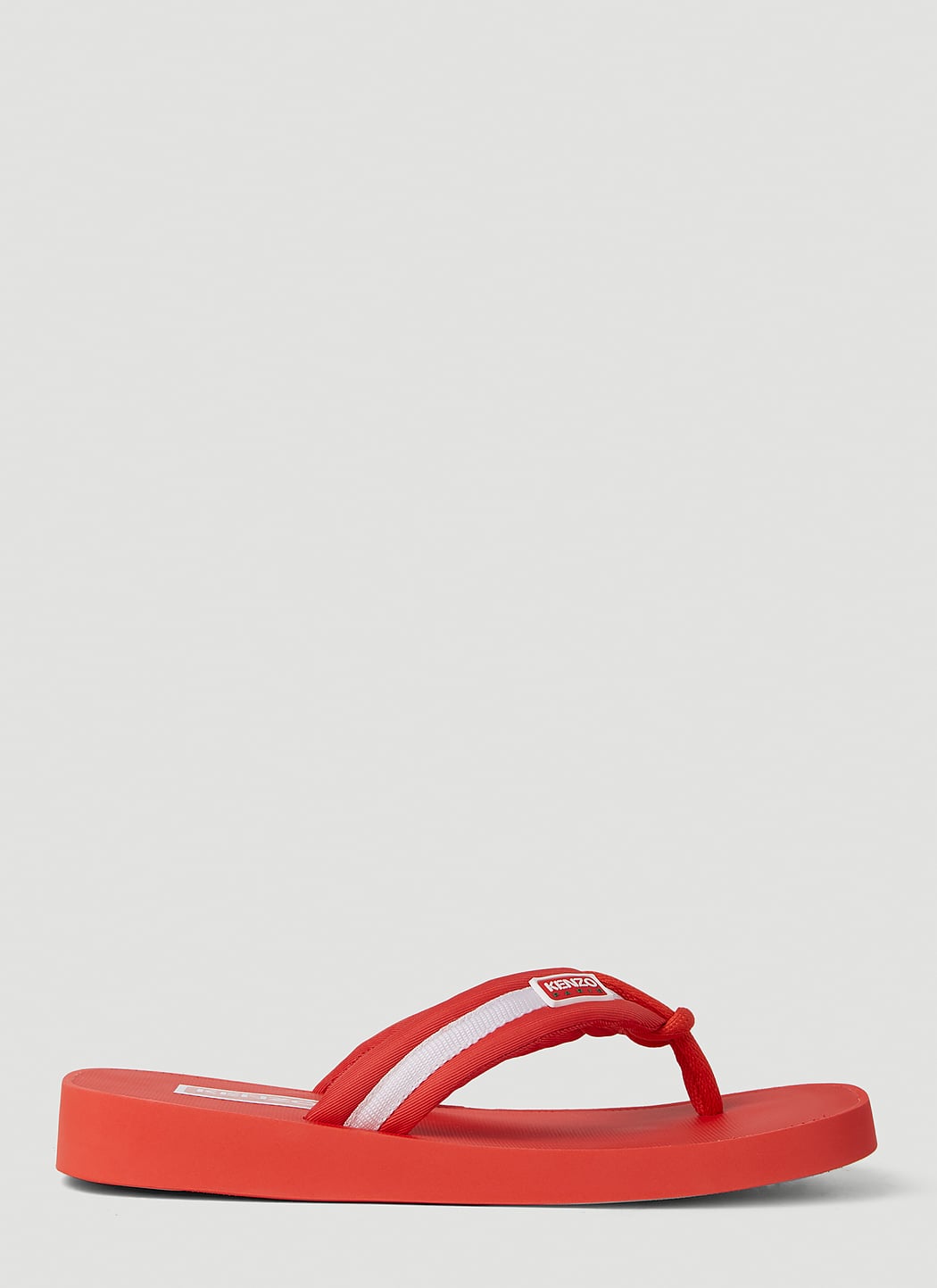 Kenzo Logo Patch Technical Flip Flops