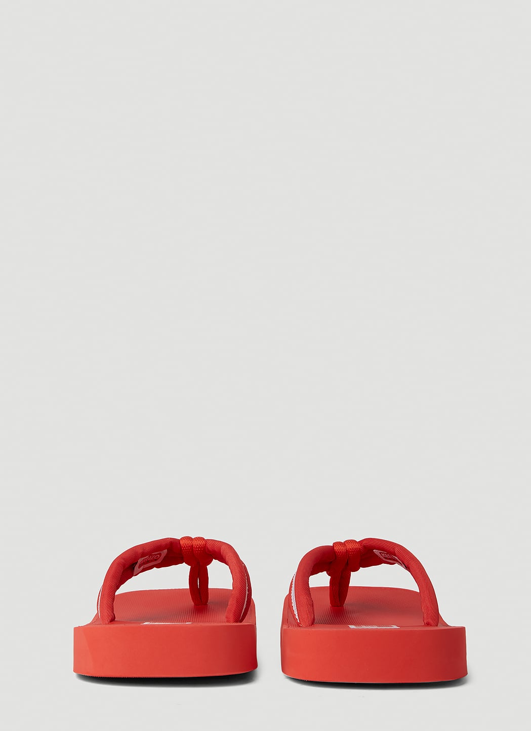 Kenzo Logo Patch Technical Flip Flops