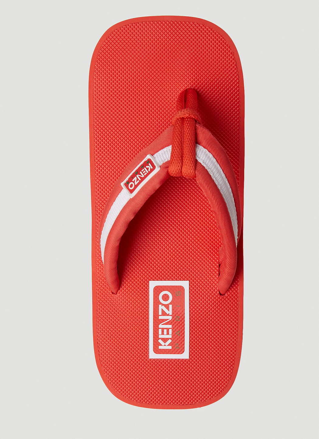 Kenzo Logo Patch Technical Flip Flops