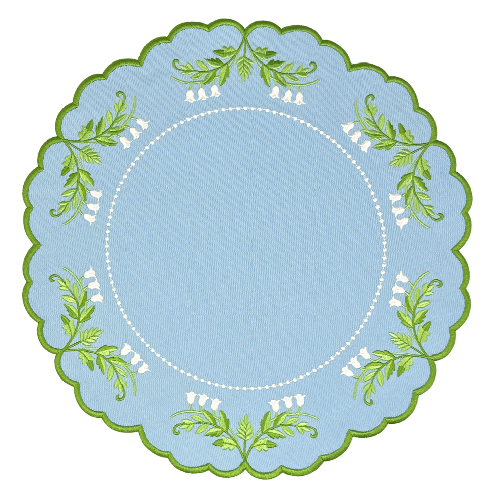The Tilly Placemat- Lily of the Valley (Set of 4)