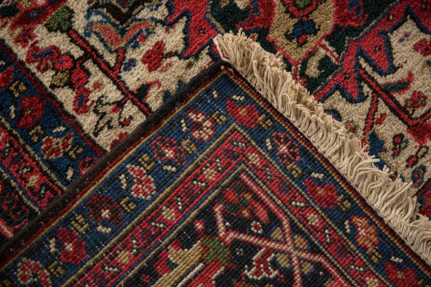 9.5x13 Vintage Ahar Carpet