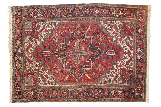 6x8.5 Vintage Heriz Carpet