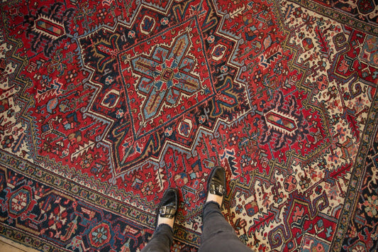 6x8.5 Vintage Heriz Carpet