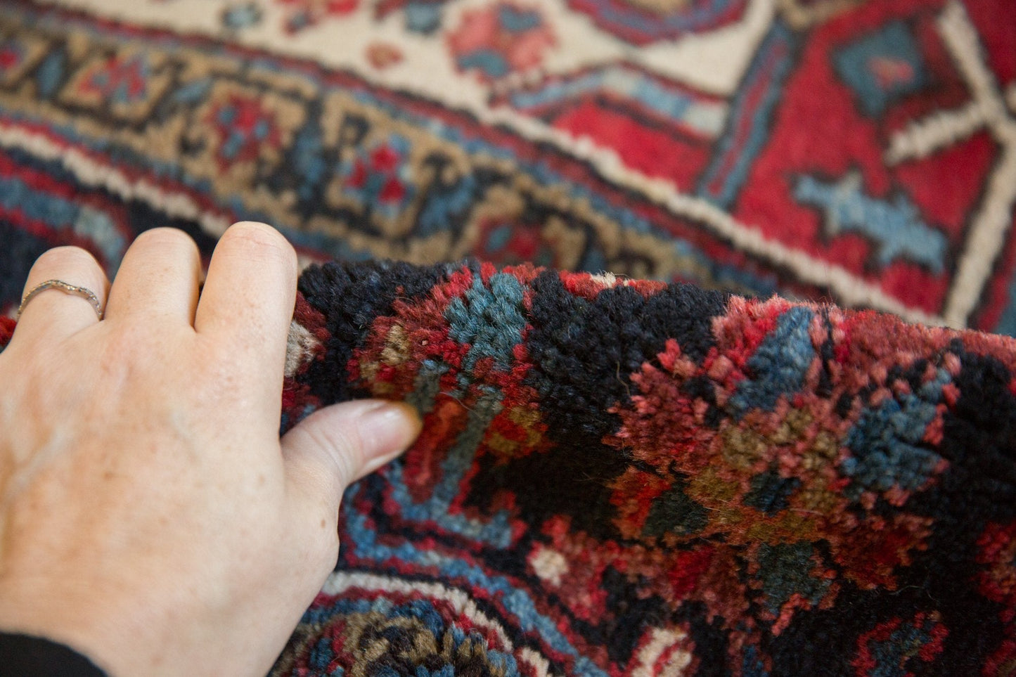 6x8.5 Vintage Heriz Carpet