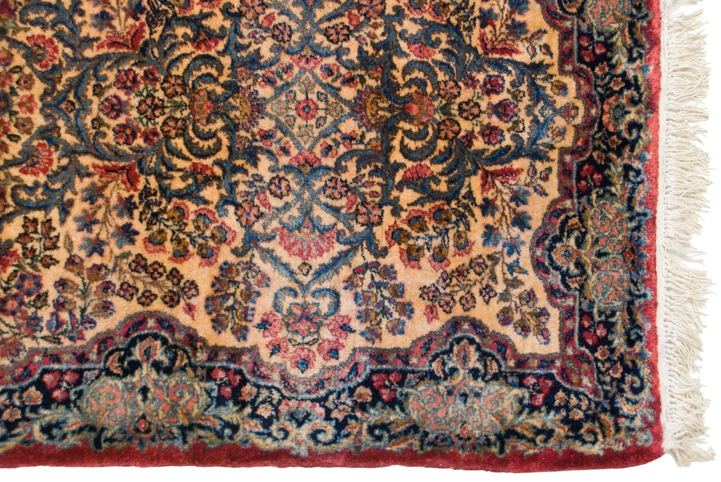 3x15.5 Vintage Kerman Rug Runner
