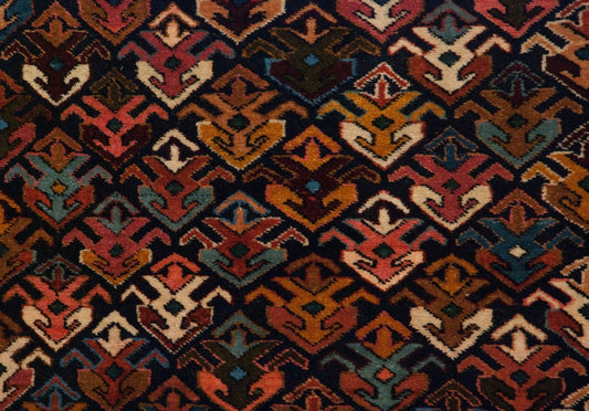 3.5x10.5 Vintage Ardebil Rug Runner