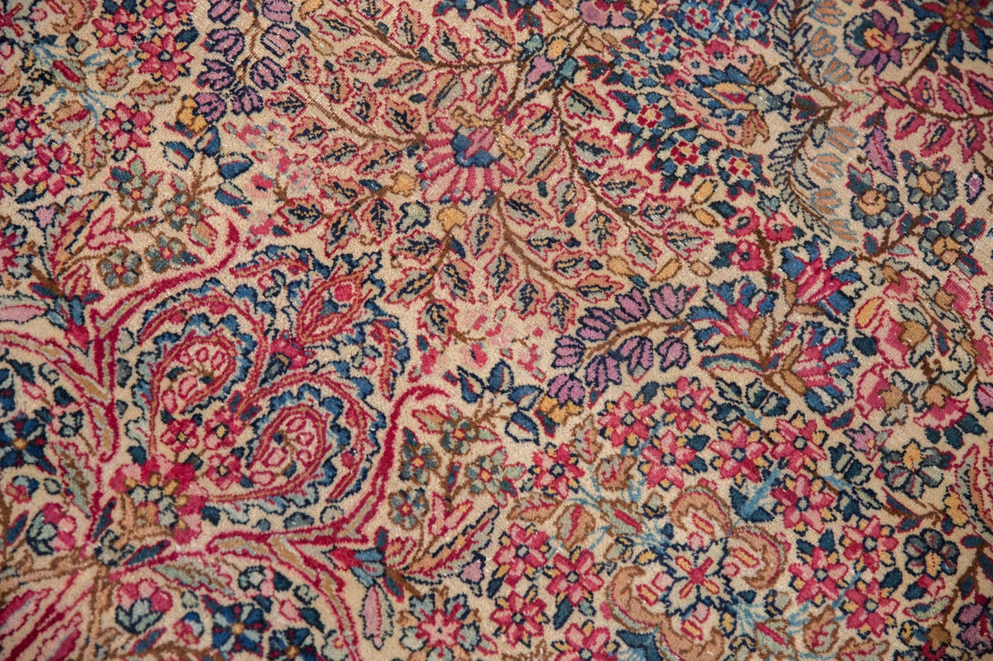 11.5x19.5 Vintage Lavar Kerman Carpet