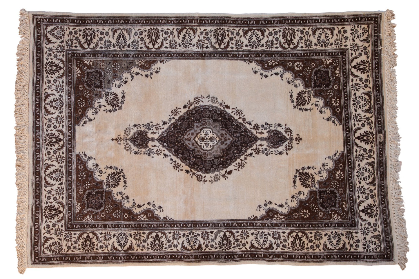 6.5x9 Vintage Tabriz Carpet