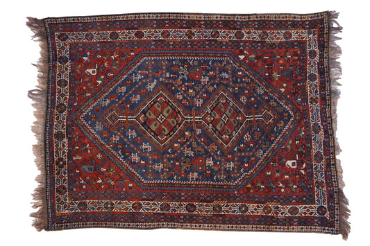 5x6.5 Vintage Shiraz Rug