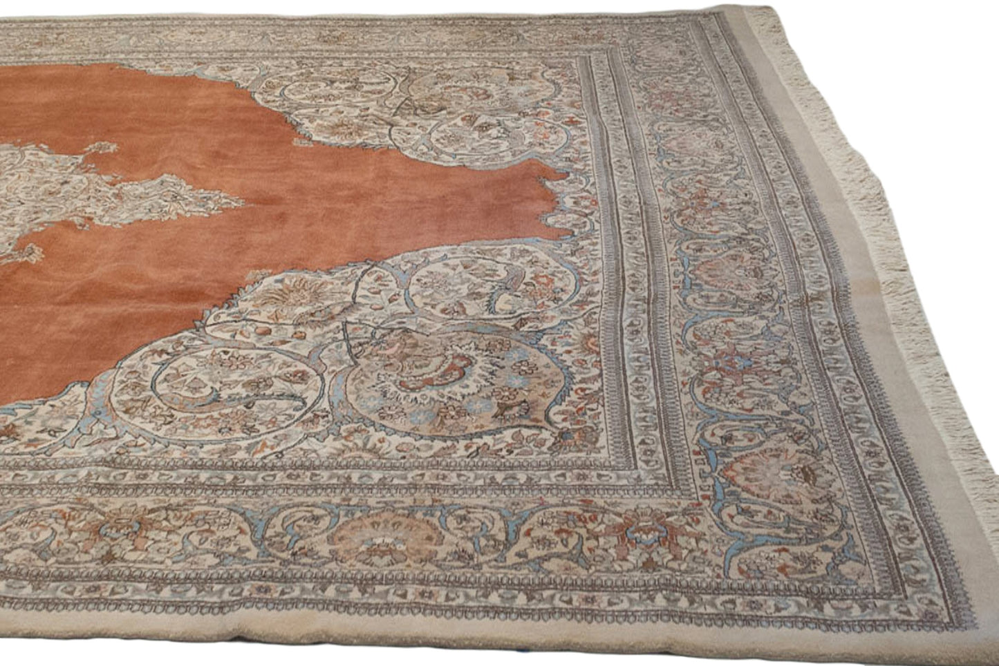 12.5x17.5 Vintage Tabriz Carpet