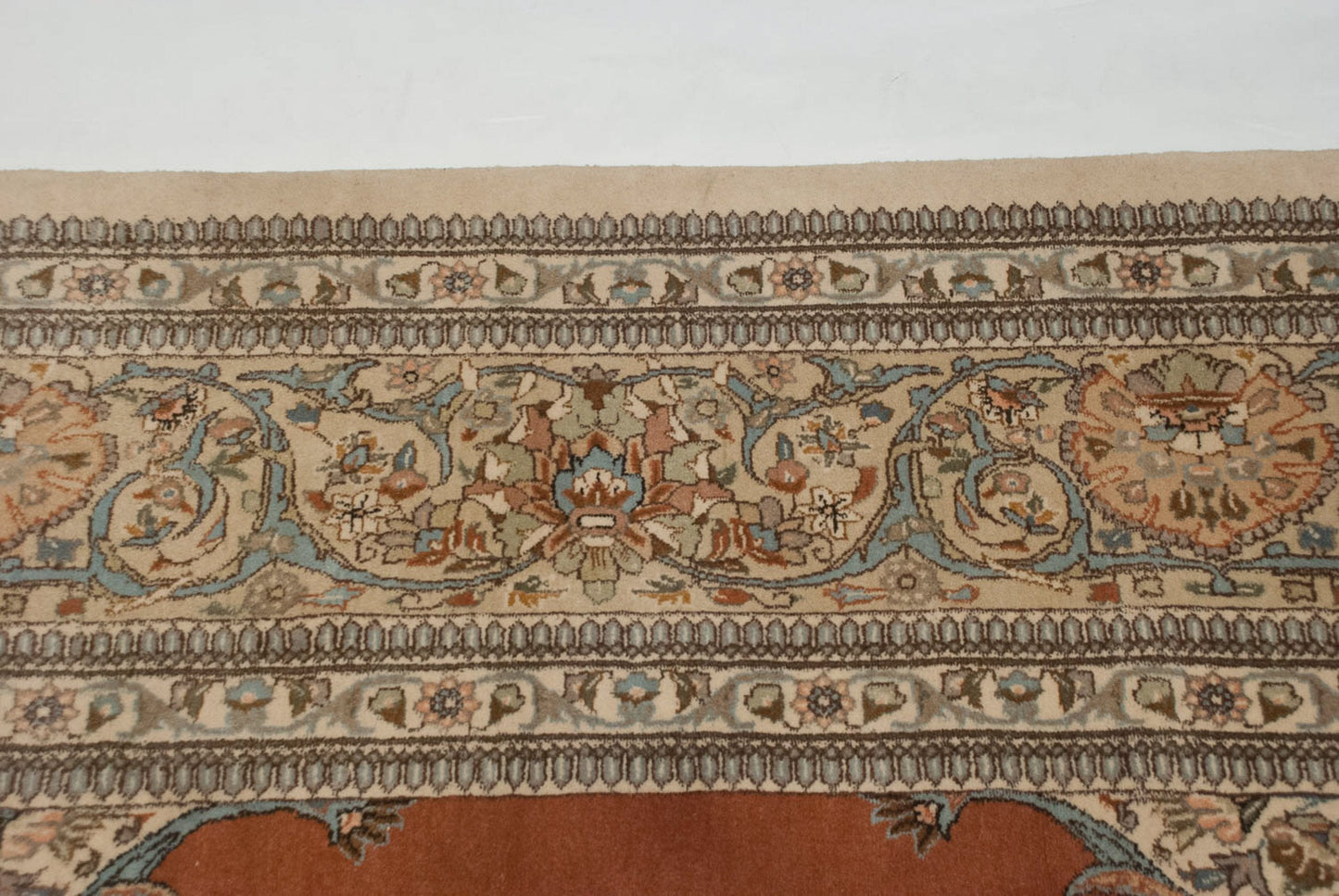 12.5x17.5 Vintage Tabriz Carpet