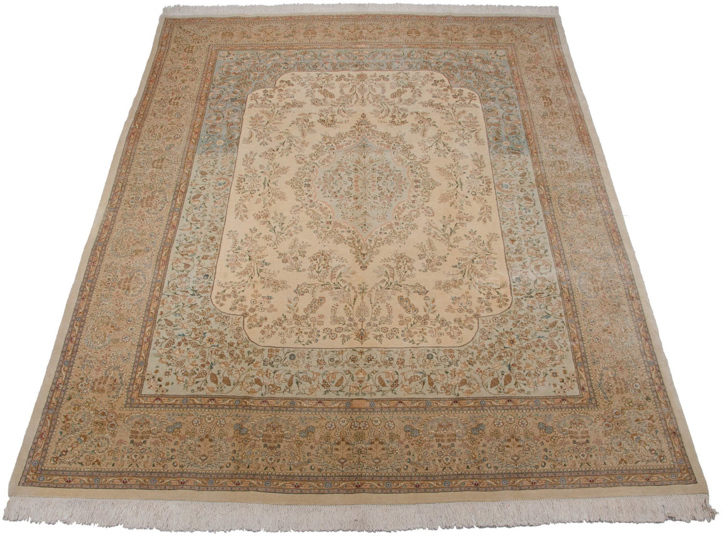 10.5x13.5 Vintage Tabriz Carpet