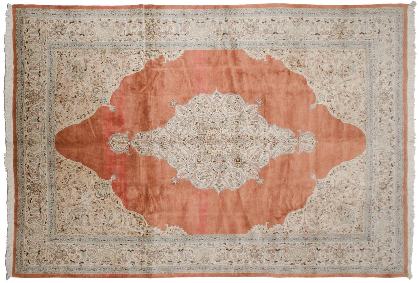 9.5x14.5 Vintage Tabriz Carpet