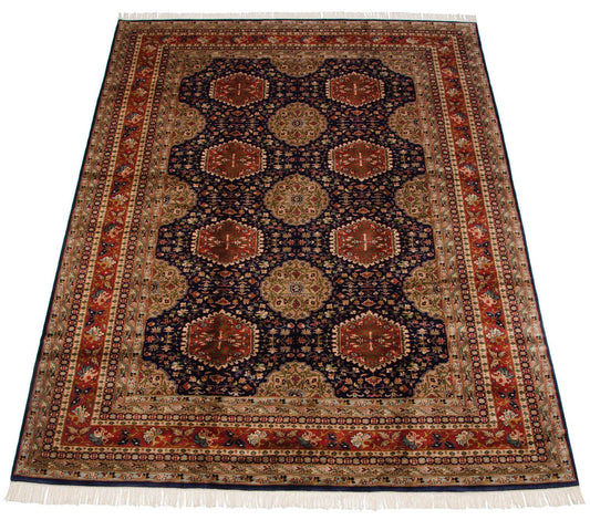 9x12 Vintage Fine Pakistani Caucasian Design Carpet