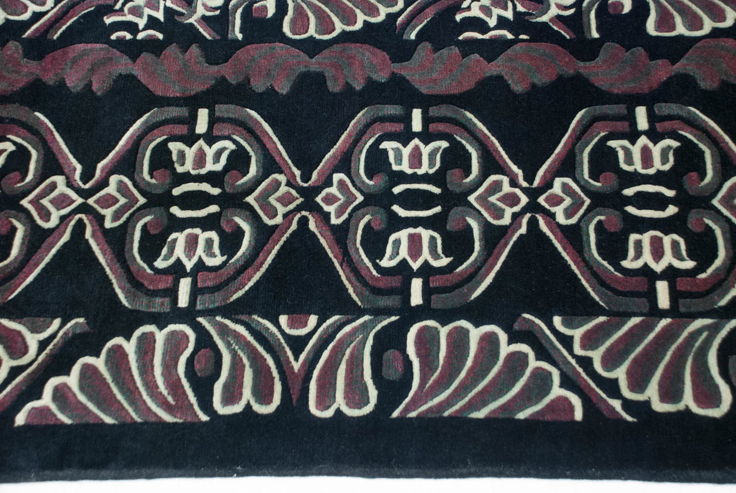 10x14 Vintage Indian Damask Design Carpet