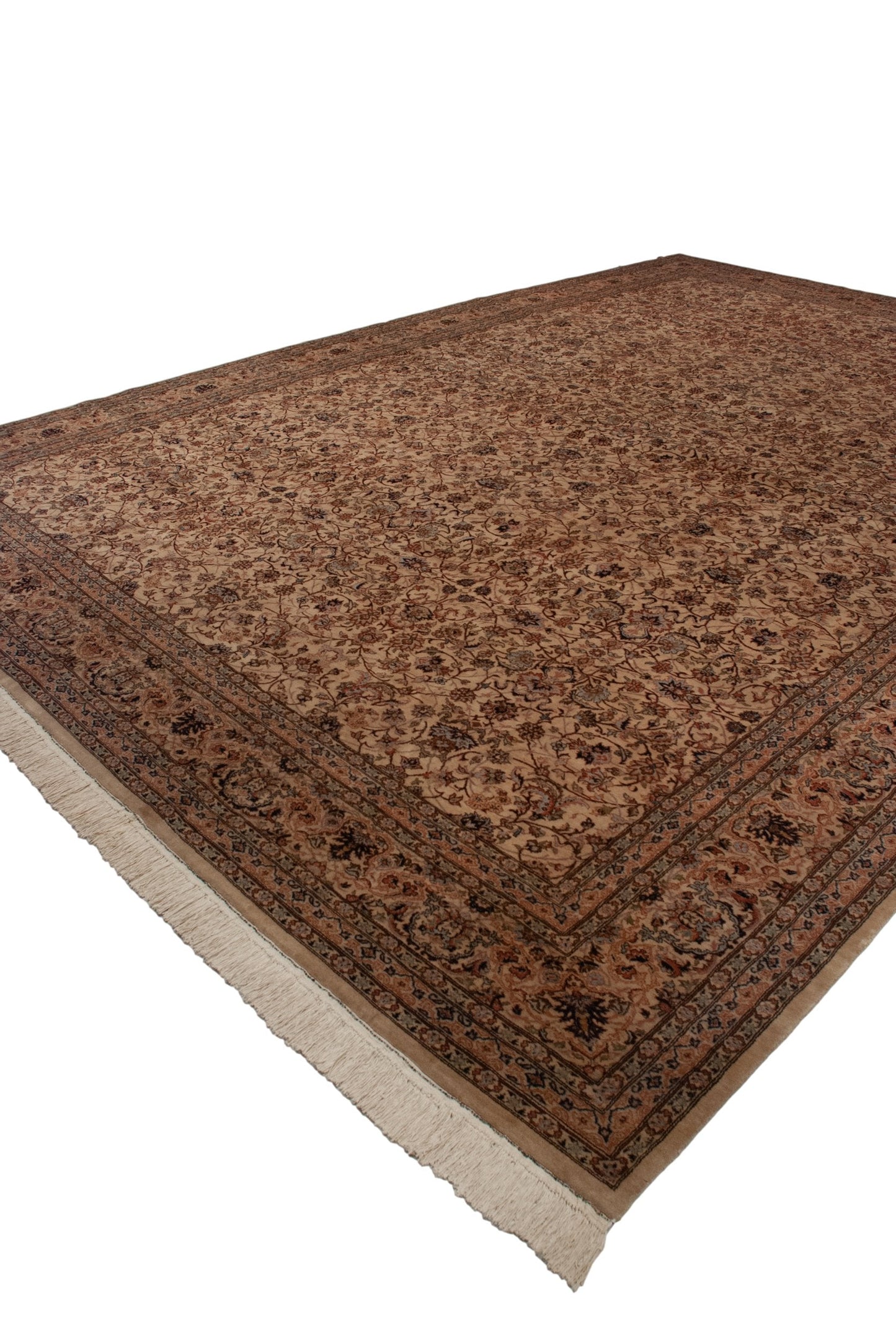 12x17.5 Vintage Pakistani Isfahan Design Carpet