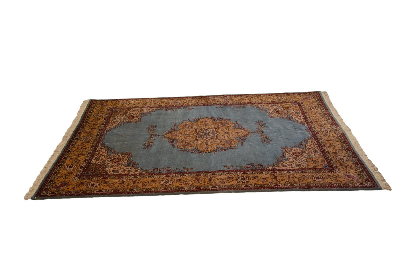 10x13 Vintage Romanian Tabriz Design Carpet