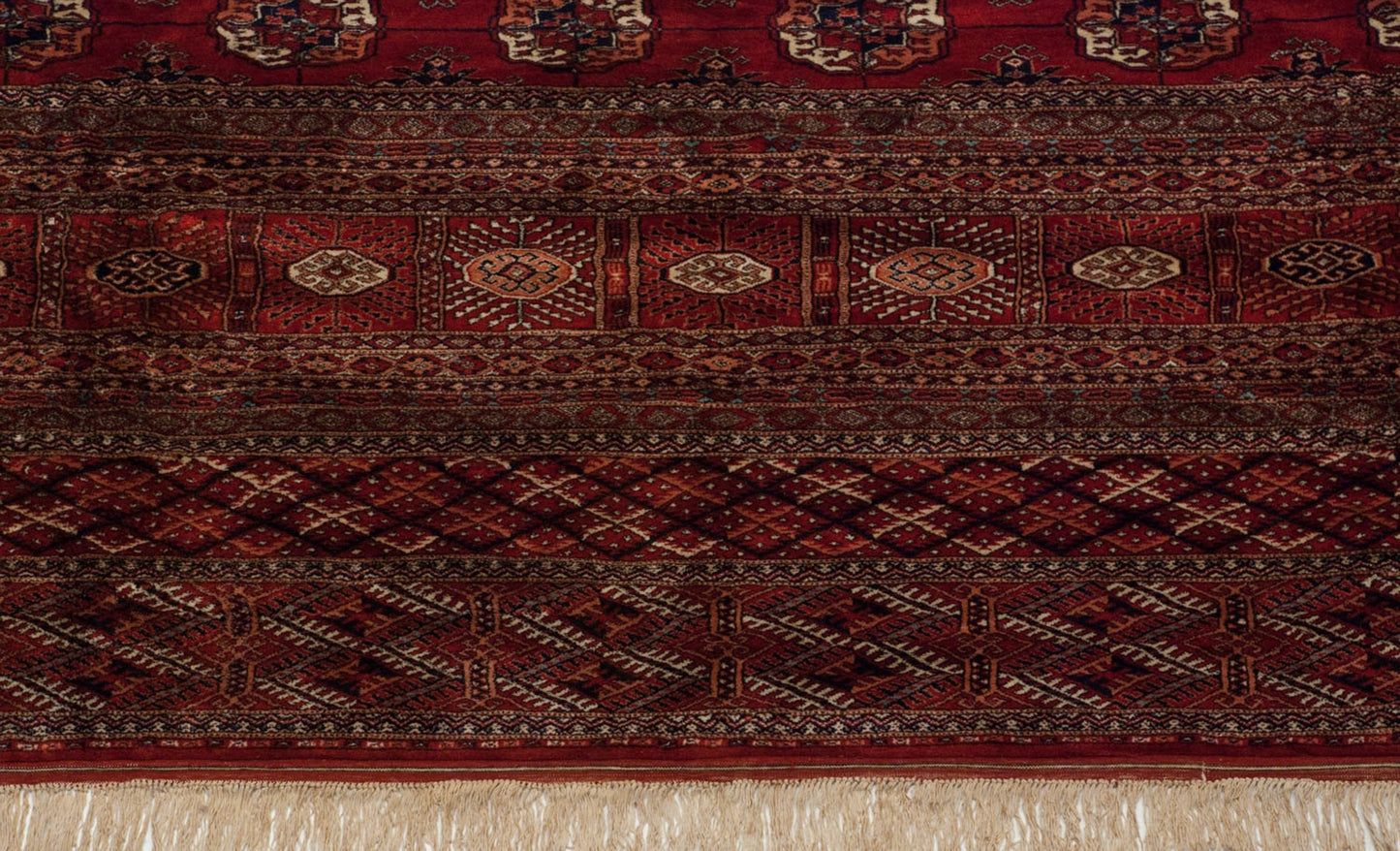 13x19.5 Vintage Fine Bokhara Carpet