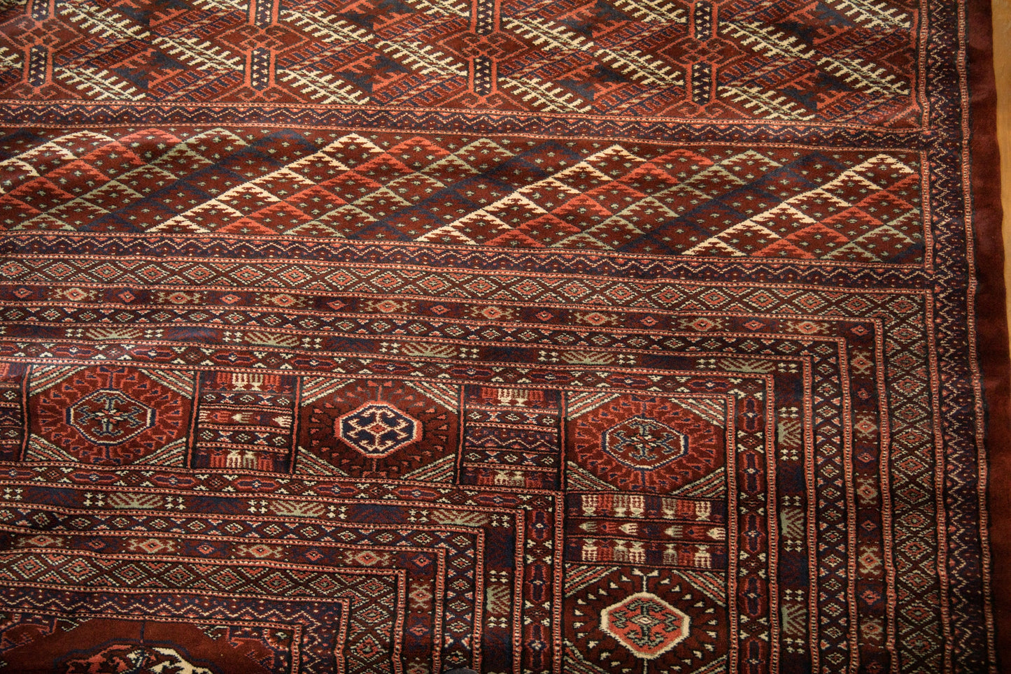 12x14.5 Vintage Fine Bokhara Carpet