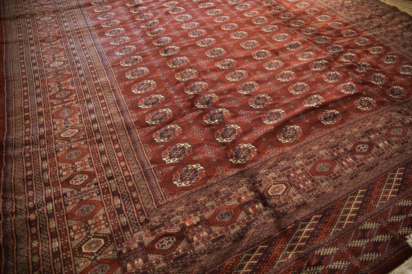 12x14.5 Vintage Fine Bokhara Carpet