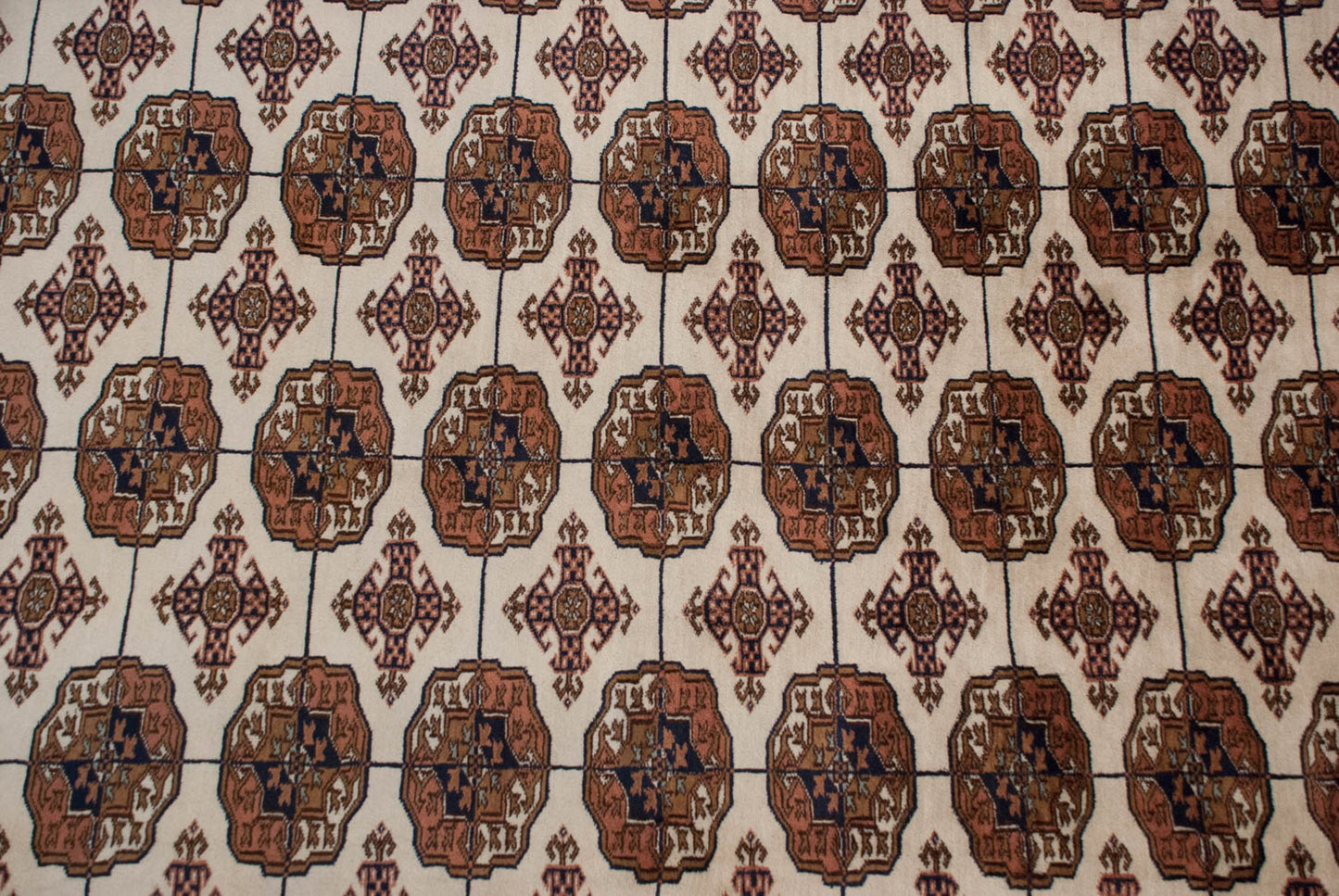 8x10 Vintage Fine Bokhara Carpet