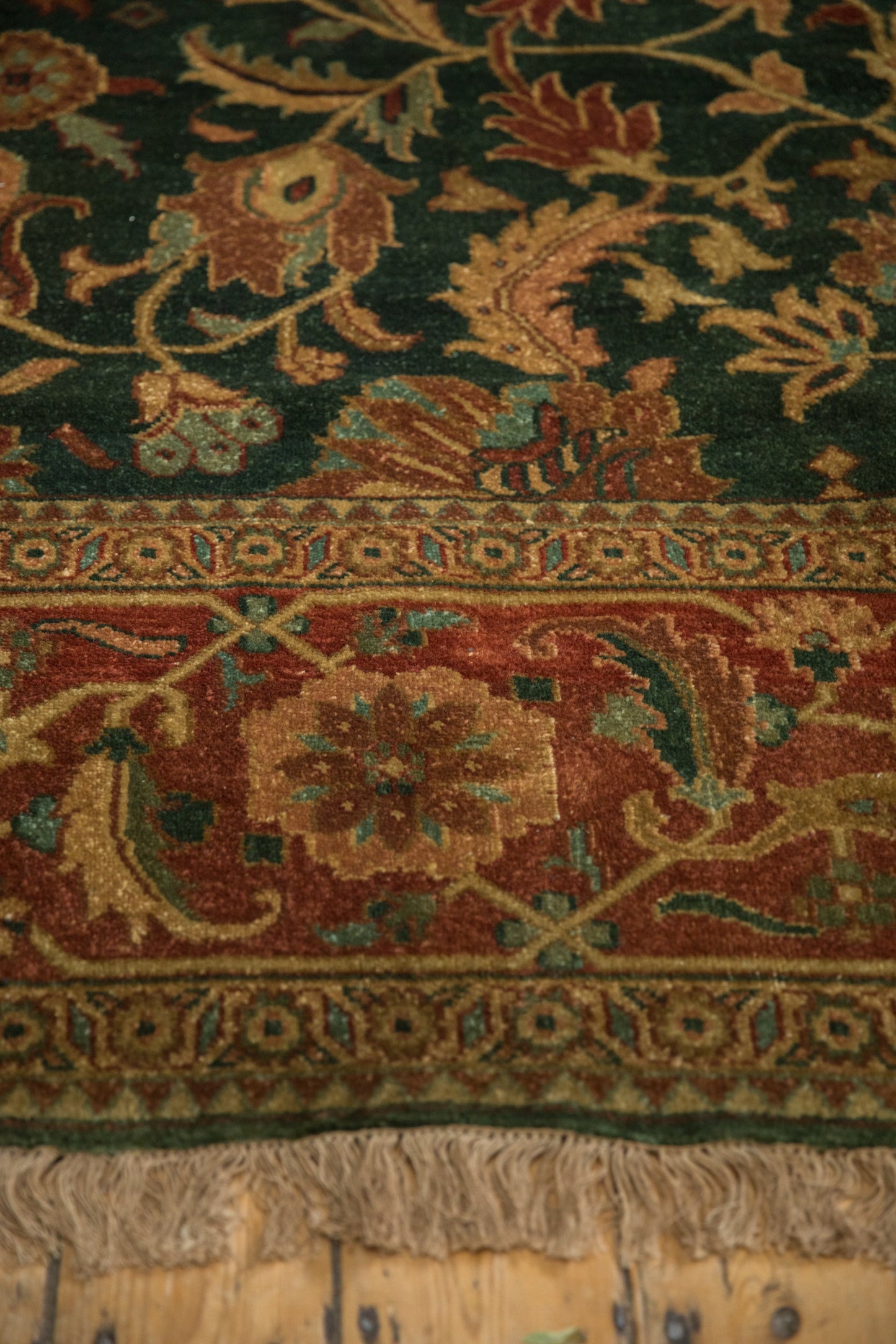 9x11.5 Vintage Indian Serapi Design Carpet