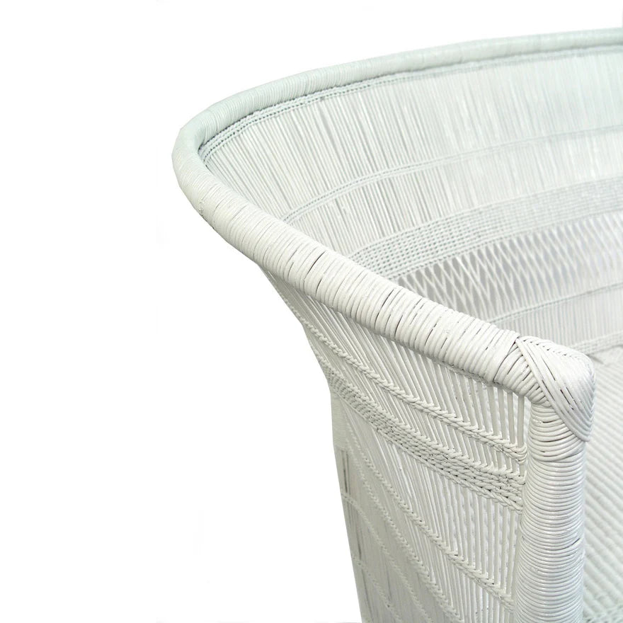 Malawi Handwoven Cane Loveseat