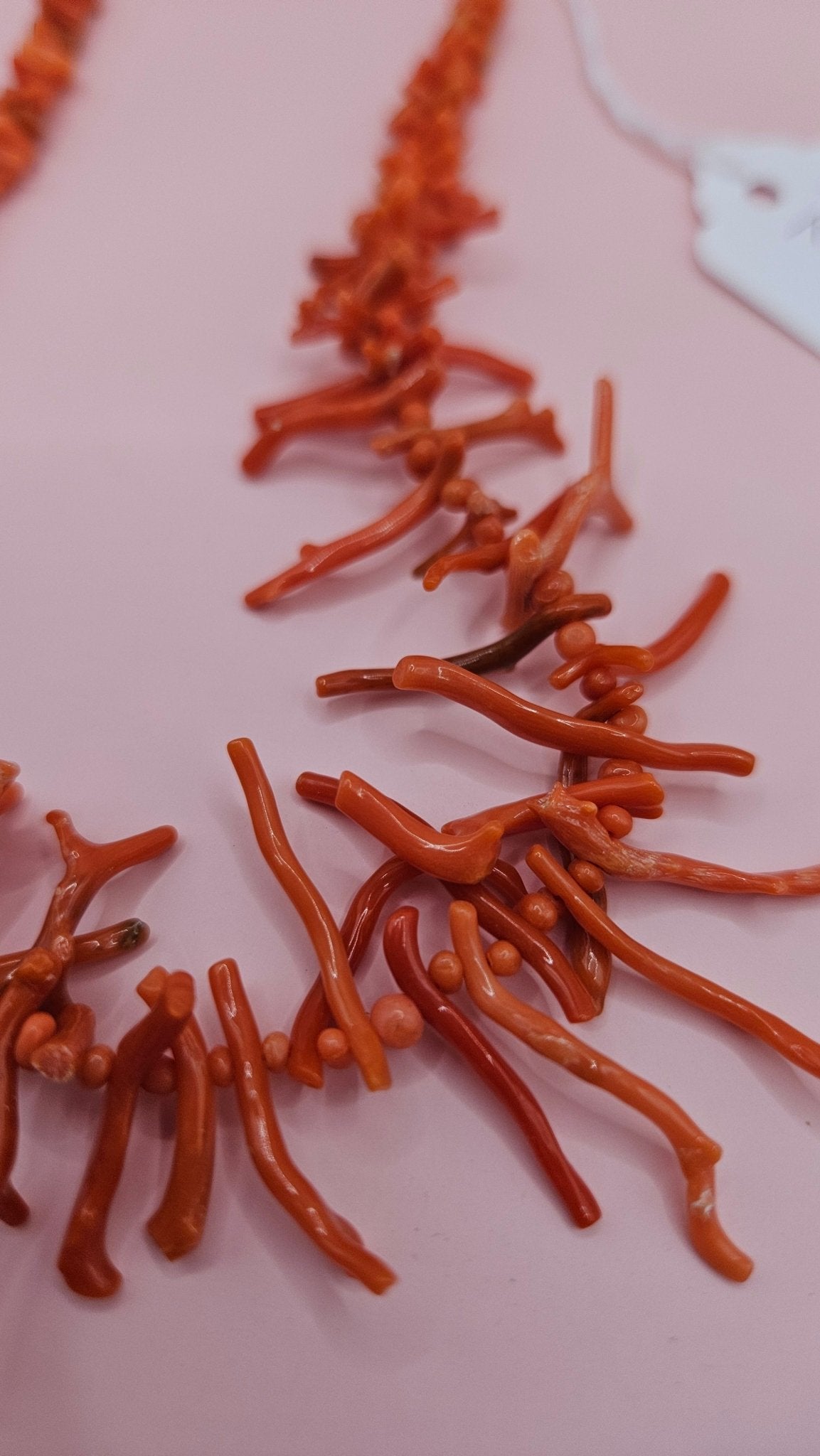 Mediterranean Red Coral Beads – 23g Natural Branch Strand for Jewelry Making