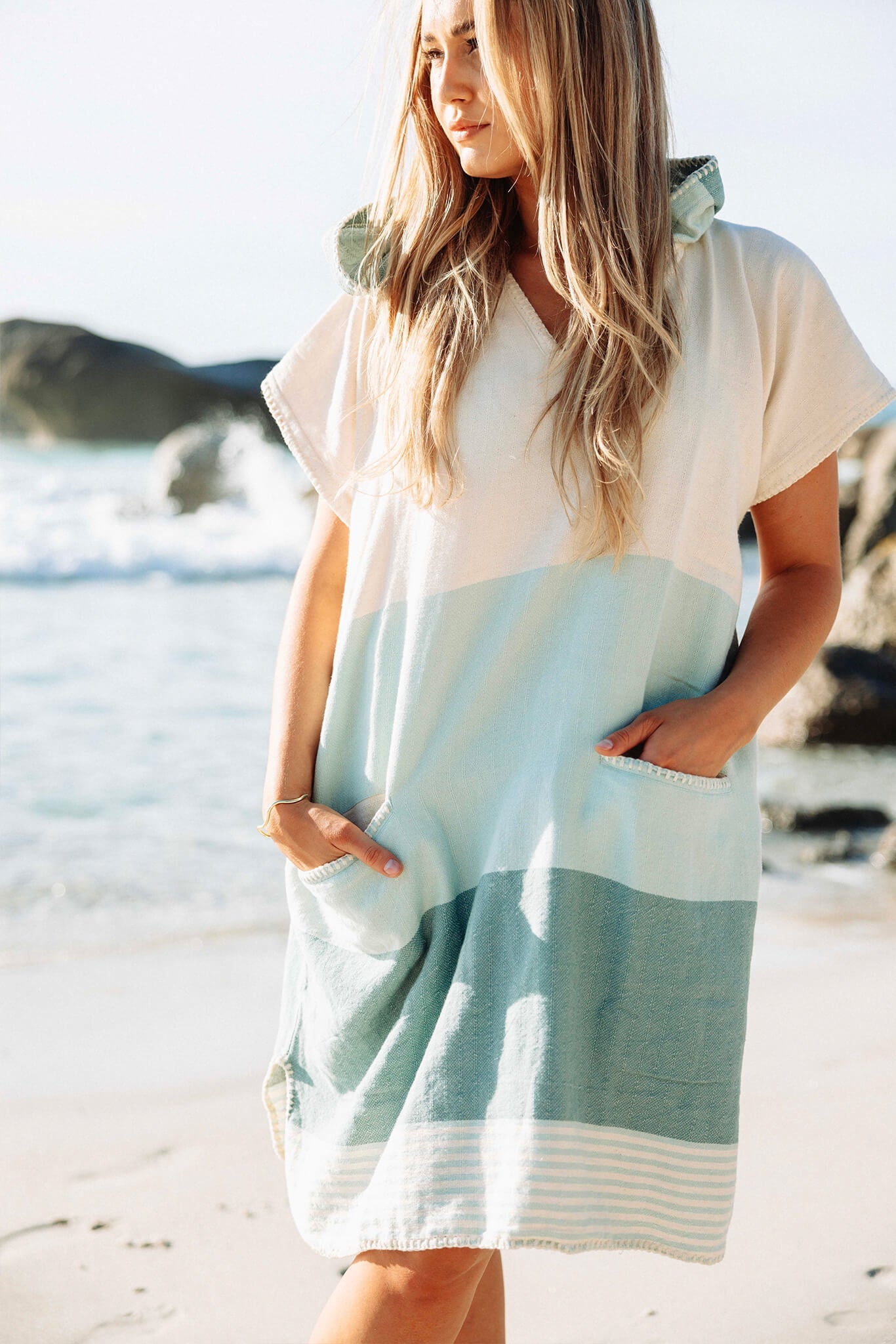 Multi Color Cover Up, Poncho