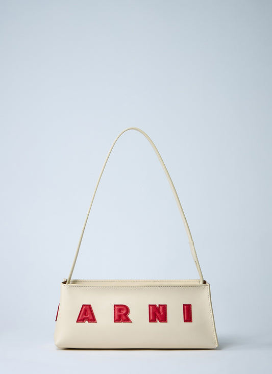 Marni Women Leather Baguette Musuem Shoulder Bag