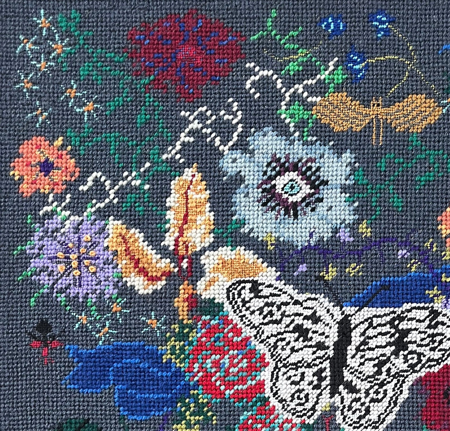 needlepoint NIGHTSWIMMING