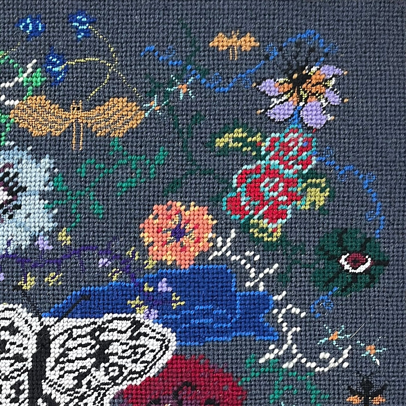 needlepoint NIGHTSWIMMING