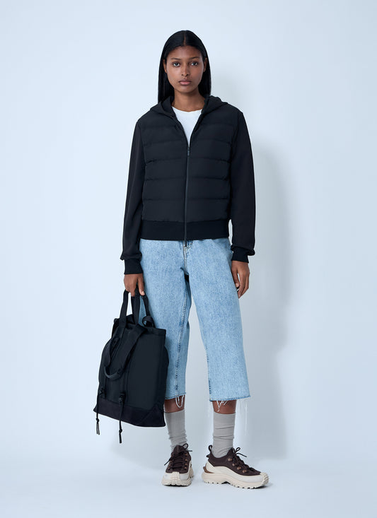 Moncler Women Quilted Hooded Cardigan