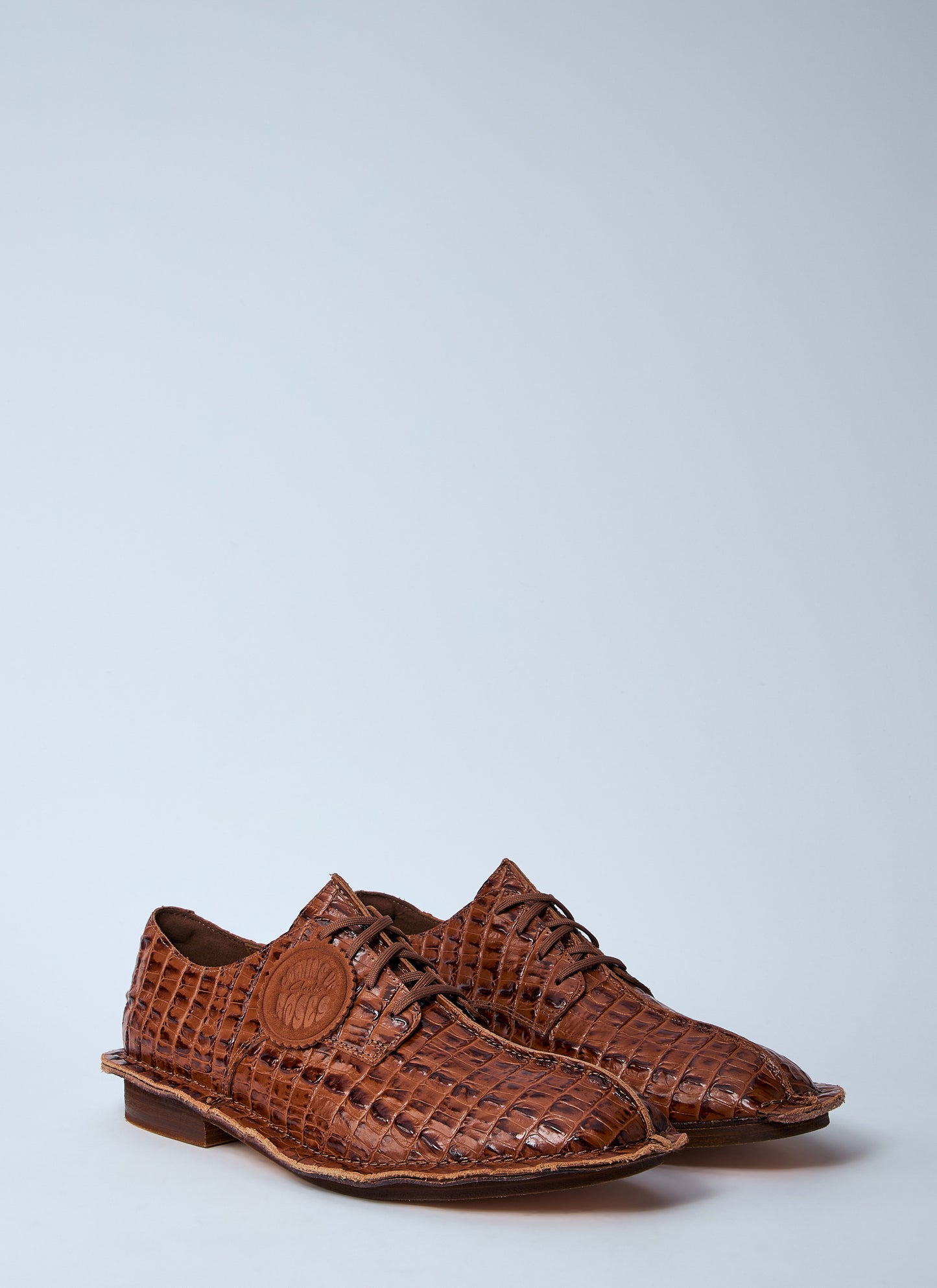 Martine Rose x Clarks Croc-Embossed Derby Shoes
