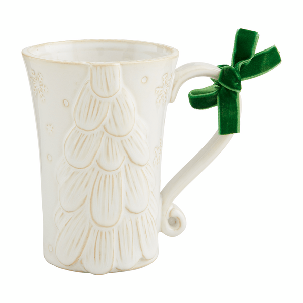 Mud Pie White Tree Mug