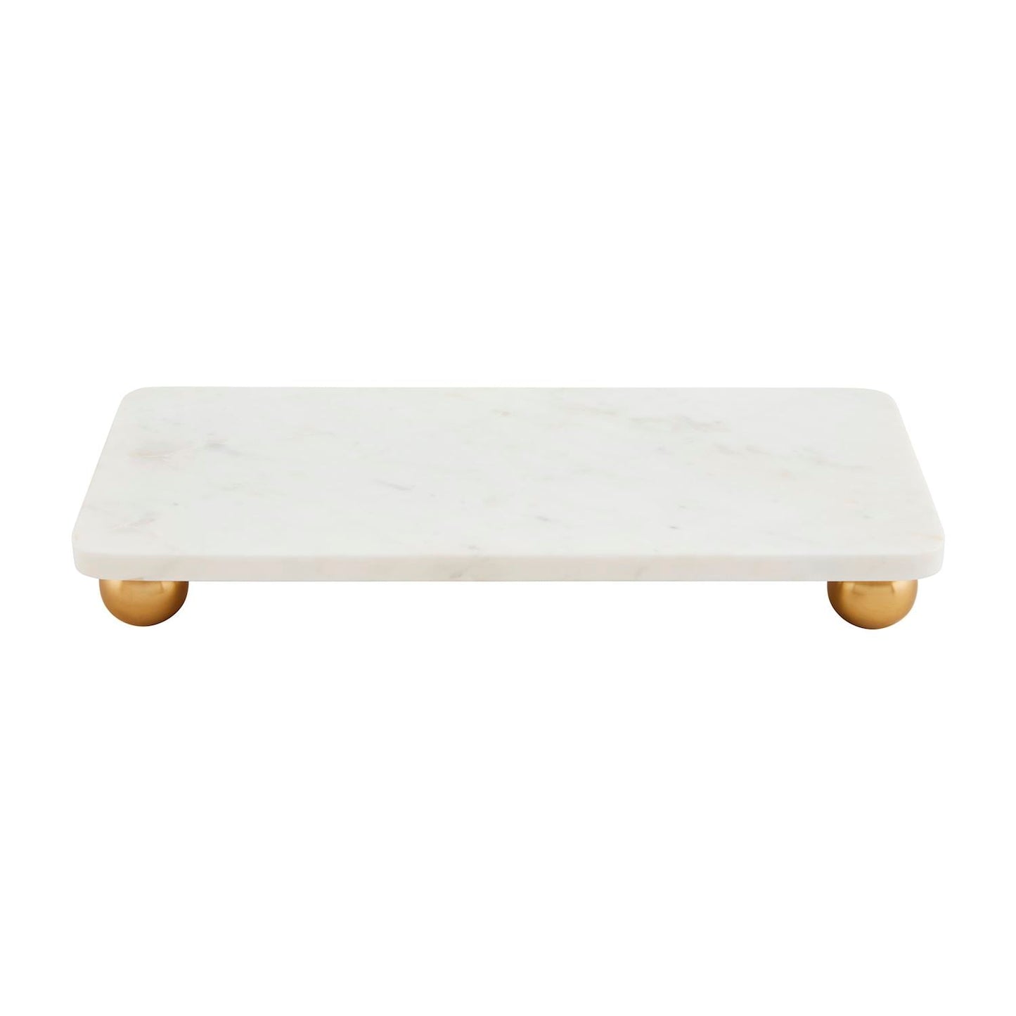 Mud Pie Gold Footed Marble Board
