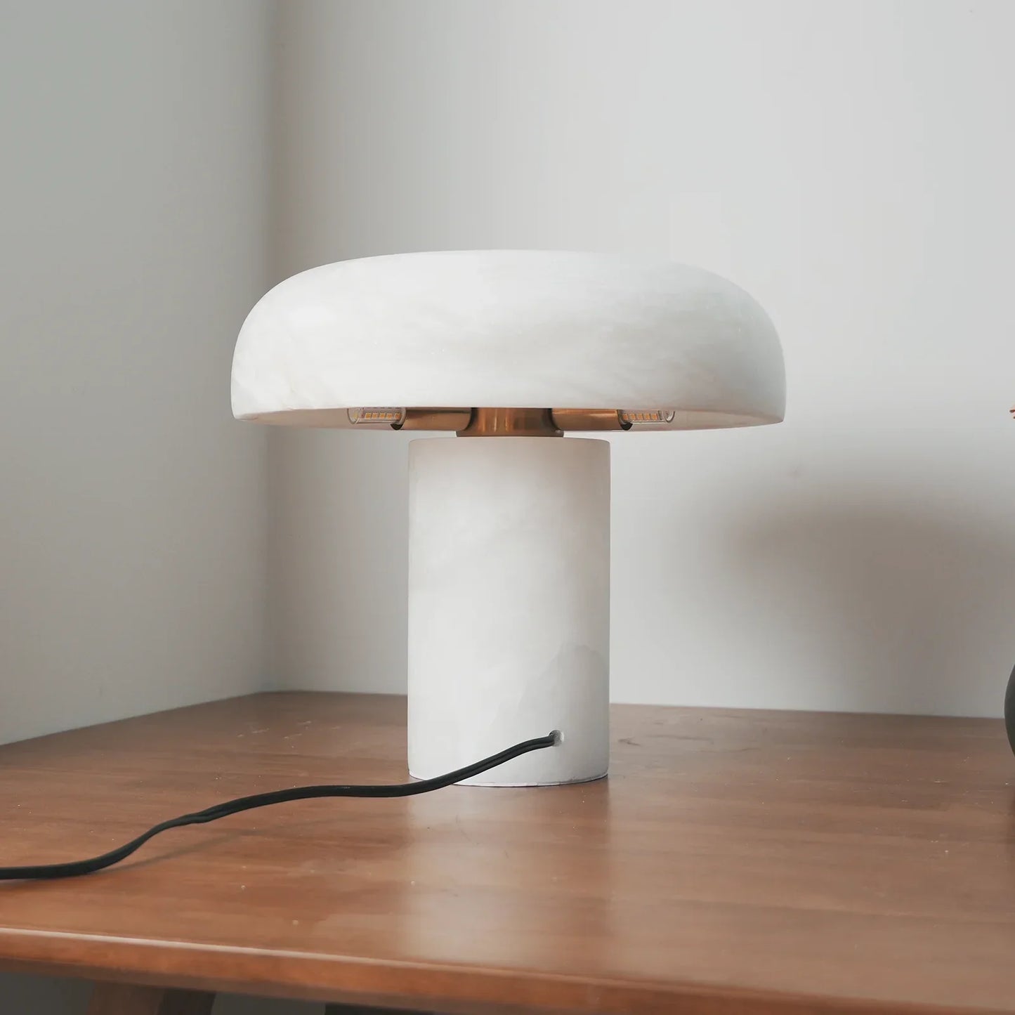 Mushroom Type Alabaster Table Lamp