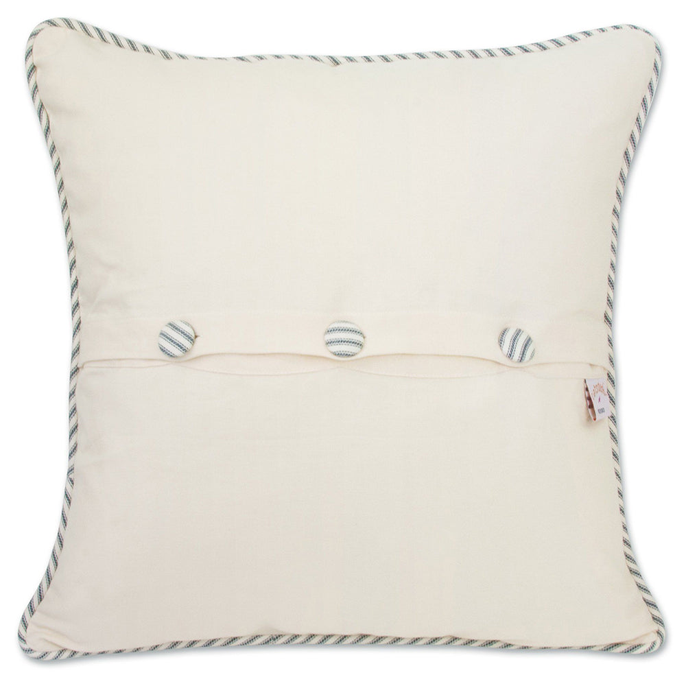 Newport Hand-Embroidered Pillow