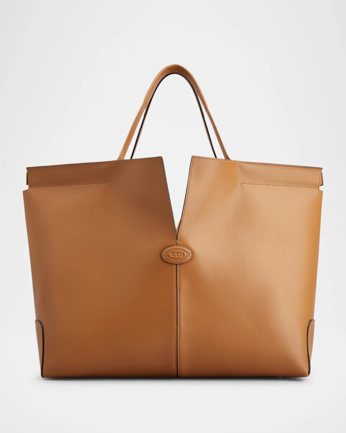 Tod’s Di Bag Folio Leather Tote - Italian Calfskin Luxury Shoulder Bag