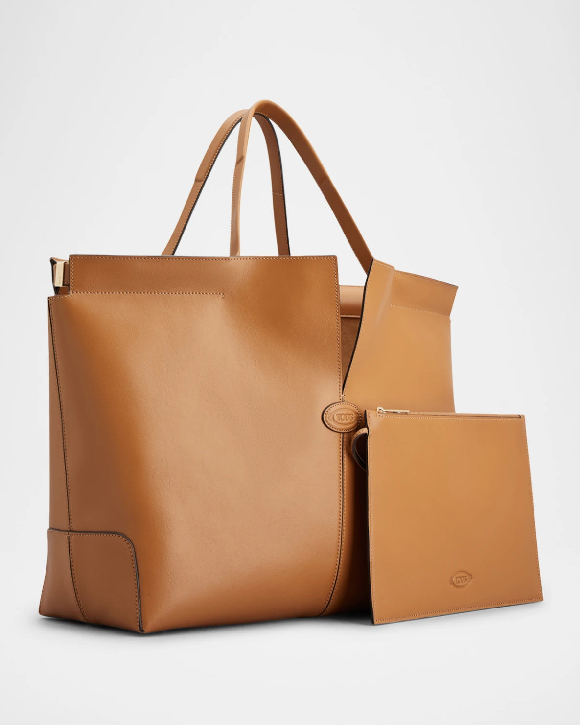 Tod’s Di Bag Folio Leather Tote - Italian Calfskin Luxury Shoulder Bag