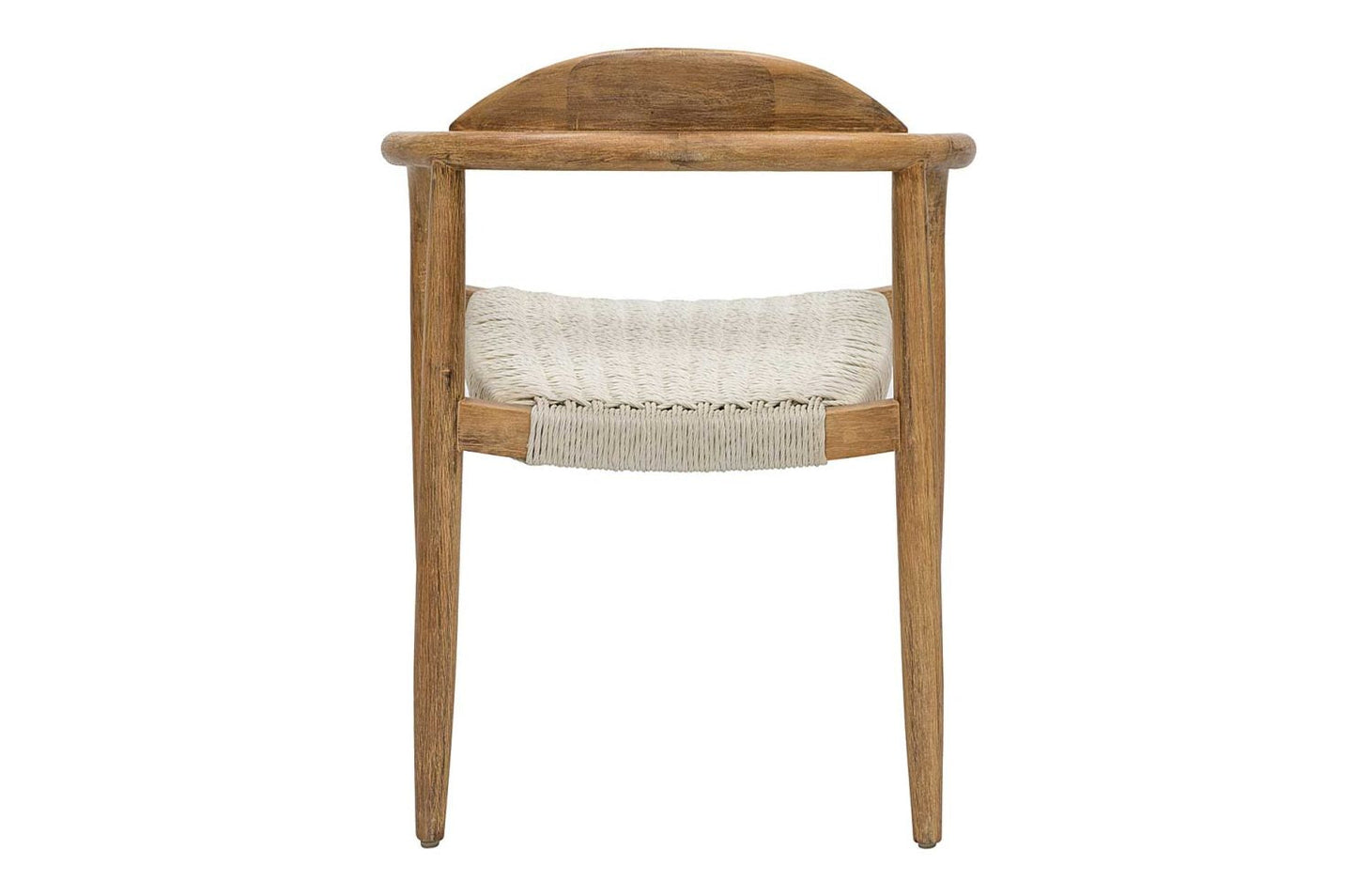 Venetian Stackable Teak Patio Dining Chair (Set Of 2)
