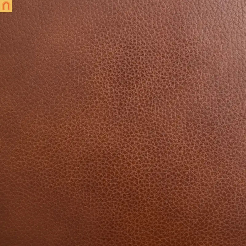 Wingback Swivel Chair Genuine Leather Brown 360 Degree Metal Base