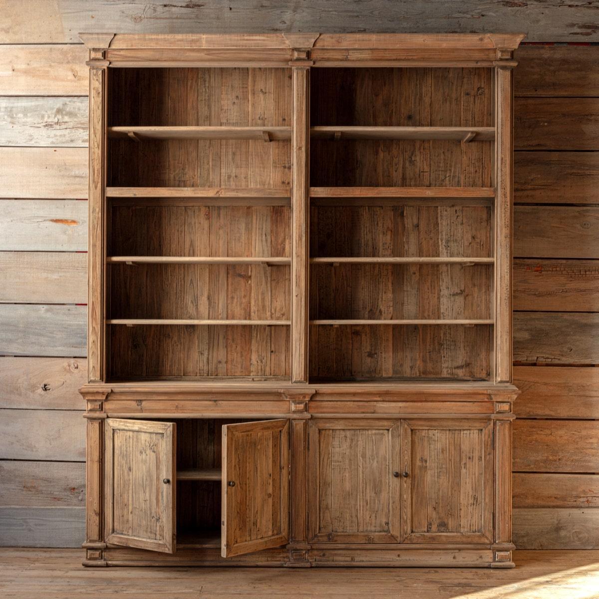 Old Pine Two Section Library - White Glove Included