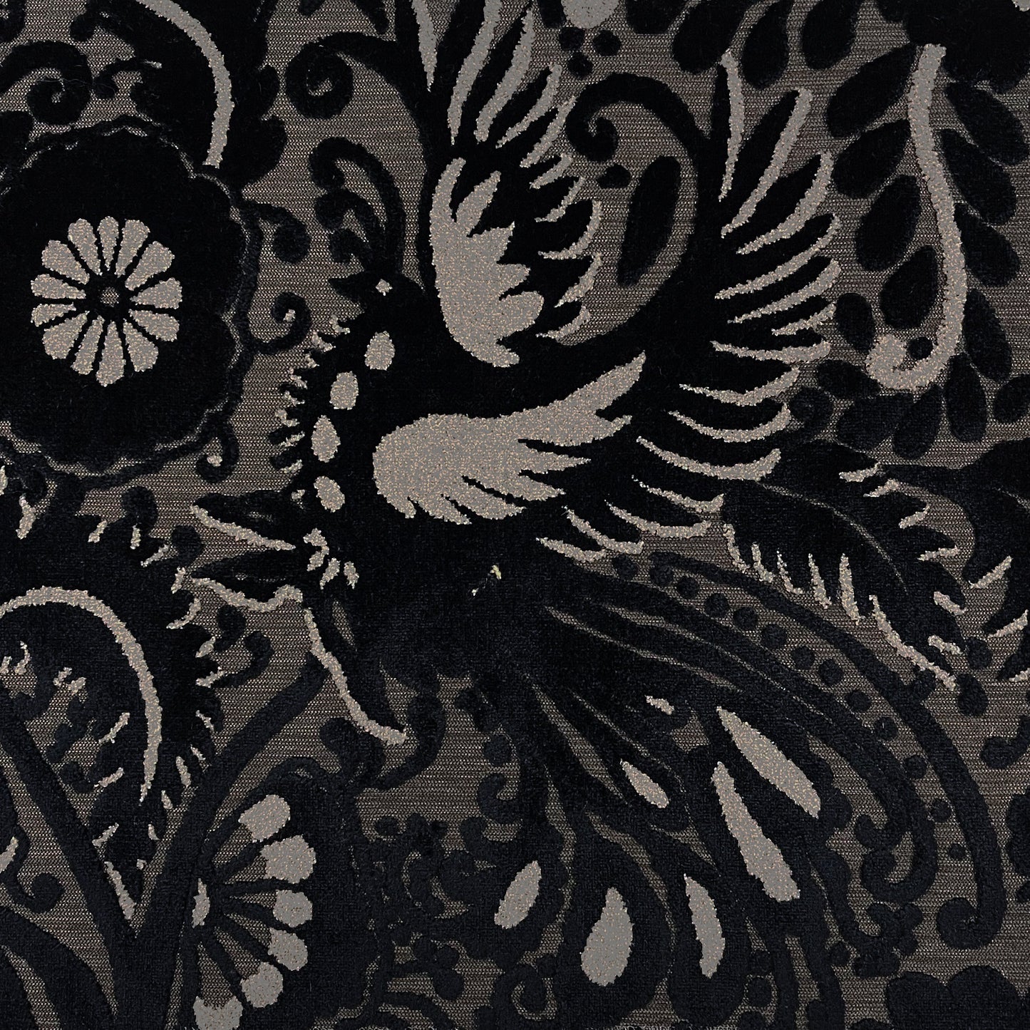 OTOMI - MEXICAN OTOMI PATTERN CUT VELVET UPHOLSTERY FABRIC BY THE YARD