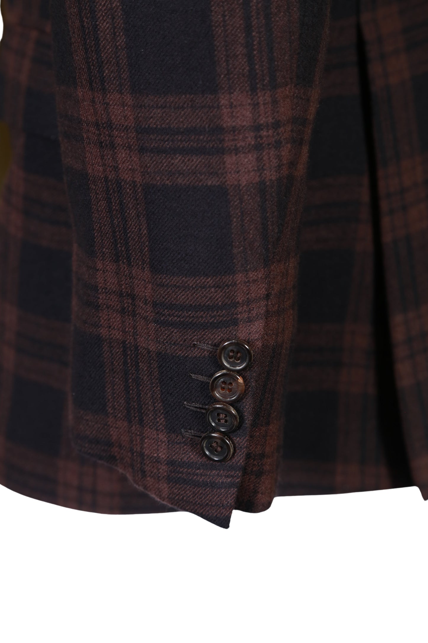 Brioni Plaid Double Breasted Wool Sport Jacket