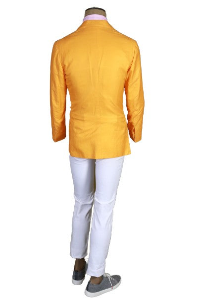 Kiton Birdseye Cotton-Linen Sport Jacket