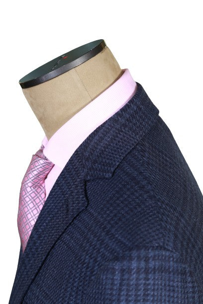 Sartorio Checked Wool-Silk Sport Jacket