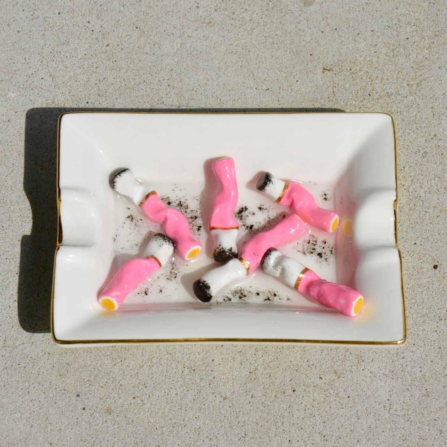 PINK PUFFS ASHTRAY